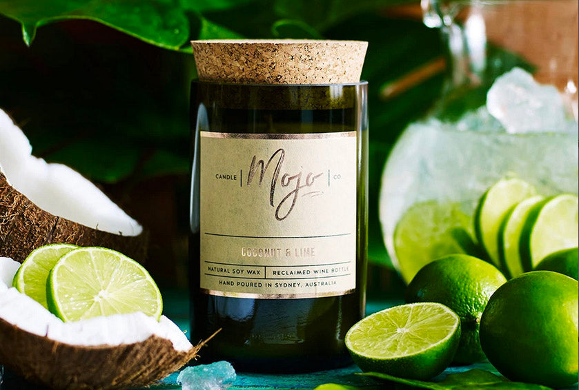 Mojo Reclaimed Glass Soy Candle Collection - Bosque