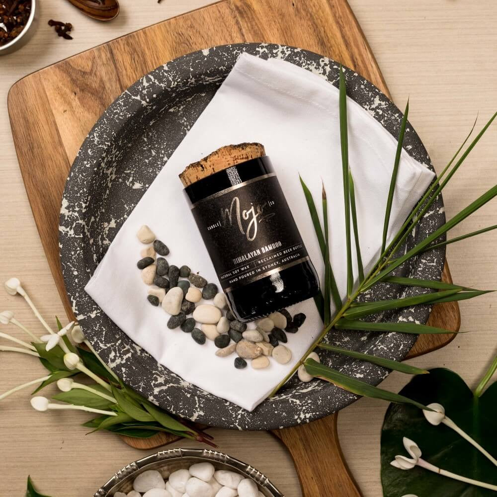 Mojo Reclaimed Glass Soy Candle Collection - Bosque