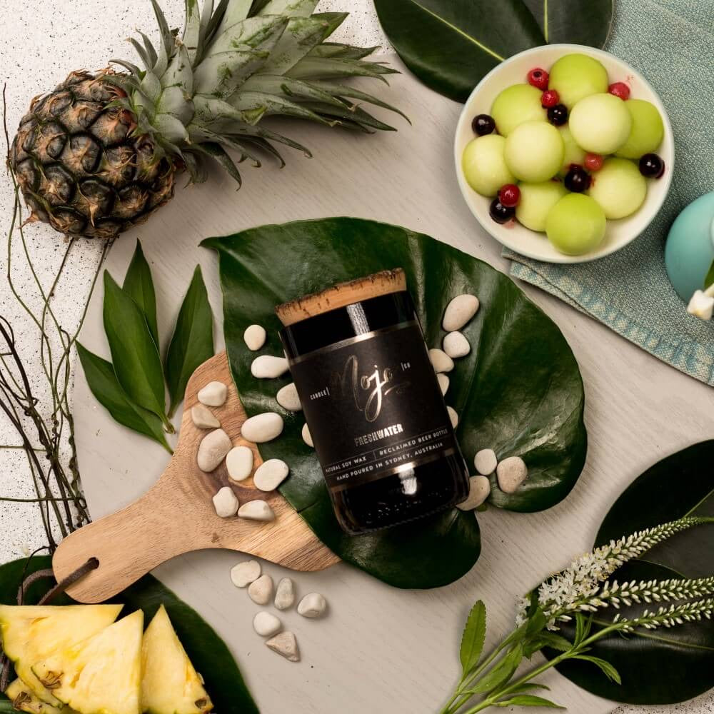Mojo Reclaimed Glass Soy Candle Collection - Bosque