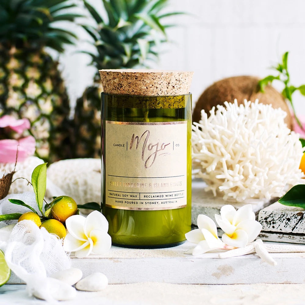 Mojo Reclaimed Glass Soy Candle Collection - Bosque